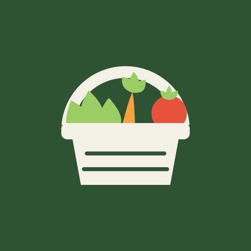 The Sprout app icon: a basket of groceries